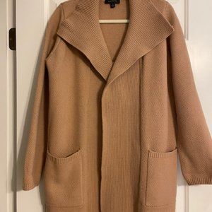 Ann Taylor size M, camel color cardigan duster